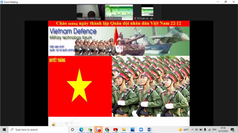 Trường THCS Phú Thị chào mừng kỉ niệm 75 năm toàn quốc kháng chiến (19/12/1946-19/12/2021) 77 năm ngày thành lập quân đội nhân dân Việt Nam (22/12/1944-22/12/2021)